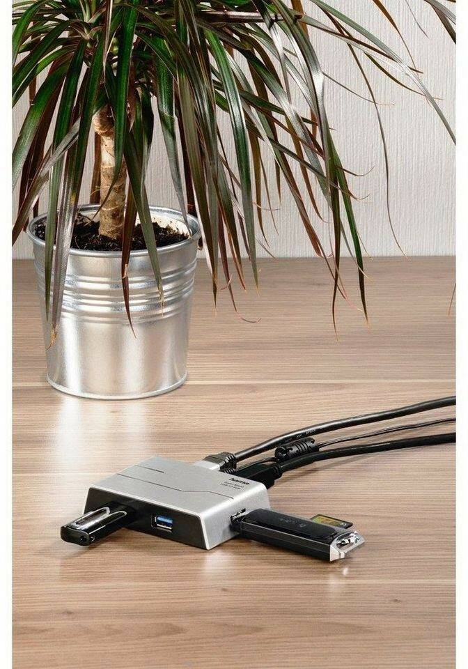 Hama 4 Port USB 3.0 Hub (00039879) Accesorios PC